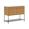 Dubová komoda Kave Home Vedrana 98 x 40 cm