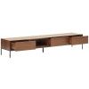 Ořechový TV stolek Kave Home Vedrana 195 x 40 cm