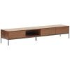 Ořechový TV stolek Kave Home Vedrana 195 x 40 cm