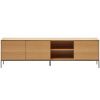 Dubový TV stolek Kave Home Vedrana II. 195 x 40 cm