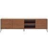 Ořechový TV stolek Kave Home Vedrana II. 195 x 40 cm