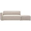 Béžová látková rohová modulární pohovka Kave Home Neom 244 cm, levá/pravá