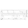 Bouclé rohová pohovka Raden 300 cm, pravá -fv-interier-25
