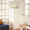 Bílé stínidlo Kave Home Erna 40 cm -fv-interier-25