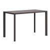 Šedý kovový zahradní barový stůl Kave Home Culip 150 x 77 cm