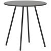Šedý kovový zahradní jídelní stůl Kave Home Montjoi 70 cm