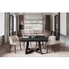 Černý dubový rozkládací jídelní stůl Windsor & Co Nodi 130/230 x 130 cm -fv-interier-25