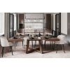 Hnědý dubový rozkládací jídelní stůl Windsor & Co Nodi 130/230 x 130 cm -fv-interier-25