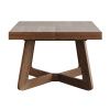 Hnědý dubový rozkládací jídelní stůl Windsor & Co Nodi 130/230 x 130 cm