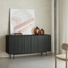Černá lakovaná komoda Teulat Sierra 159 x 42 cm -fv-interier-25