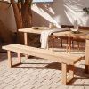 Teaková zahradní lavice Kave Home Canadell 210 cm -fv-interier-25