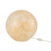 Oranžovo-bílá skleněná stolní lampa J-line Melifa 29 cm