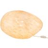Oranžovo-bílá skleněná stolní lampa J-line Melifa 40cm
