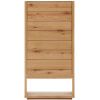 Dubová komoda Kave Home Alguema 60 x 40 cm se zásuvkami