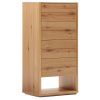 Dubová komoda Kave Home Alguema 60 x 40 cm se zásuvkami