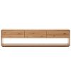Dubový TV stolek Kave Home Alguema 200 x 40 cm