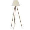 Béžová bavlněná stojací lampa Kave Home Benicarlo 149 cm