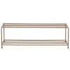 Hnědý kovový botník Military 80 x 33 cm -fv-interier-25