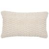 Bílý povlak na polštář Kave Home Mascarell 30 x 50 cm