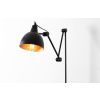 Černá kovová nástěnná lampa Cobain I. -fv-interier-25