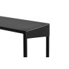 Černý kovový toaletní stolek Narvik 100 x 35 cm -fv-interier-25
