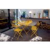Žlutá kovová skládací židle Fermob Bistro -fv-interier-25