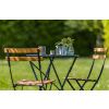Tmavě modrý kovový skládací stůl Fermob Bistro Ø 60 cm -fv-interier-25