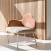 Růžové sametové lounge křeslo ZUIVER FRIULI -fv-interier-25