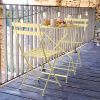 Citronově žlutý kovový skládací stůl Fermob Bistro Ø 60 cm -fv-interier-25