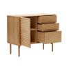 Dubová komoda Kave Home Lenon 105 x 45 cm