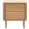 Dubový noční stolek Kave Home Lenon 50 x 38 cm