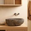 Šedé kamenné umyvadlo Kave Home Tetsu 40 cm -fv-interier-25