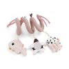 Růžová látková spirála se zvířátky Done by Deer Sea friends