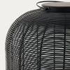 Černá zahradní LED lampa z umělého ratanu Kave Home Saranella 55 cm -fv-interier-25