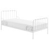 Bílá kovová postel Vipack Alice 90 x 200 cm