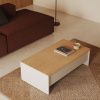 Vyklápěcí bílý konferenční stolek Kave Home Abilen 110 x 60 cm -fv-interier-25