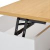 Vyklápěcí bílý konferenční stolek Kave Home Abilen 110 x 60 cm -fv-interier-25