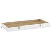Bílá lakovaná zásuvka k posteli Vipack Amori 196 x 94 cm