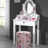 Bílý lakovaný toaletní stolek Vipack Amori 70 x 40 cm se zrcadlem -fv-interier-25