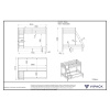 Borovicová dvoupatrová postel Vipack Pino Martin 90 x 200 cm a 140 x 200 cm
