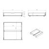 Set dvou šedých borovicových zásuvek k posteli Vipack Pino 97,5 x 88,5 cm -fv-interier-25