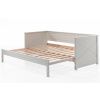 Bílá borovicová rozkládací postel Vipack Pino Scott 90/180 x 200 cm -fv-interier-25