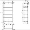 Bílá lakovaná knihovna Vipack Amori 90 x 40 cm