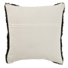Černo-bílý látkový polštář J-line Olca 45 cm