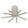 Šedá vlněná hračka chobotnice Octopus 45 cm