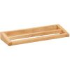 Teakový věšák na ručníky Kave Home Kenta 40 x 15 cm