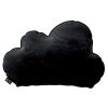 Černý polštář ve tvaru mráčku Soft Cloud 55 cm