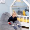 Stříbrně šedé sametové písmeno B 40 cm -fv-interier-25