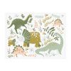 Sada samolepek na zeď Amazing Dino Land 100 x 130 cm