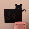 Černá samolepka na zeď tabule Funny Band Cat 86 x 75 cm -fv-interier-25